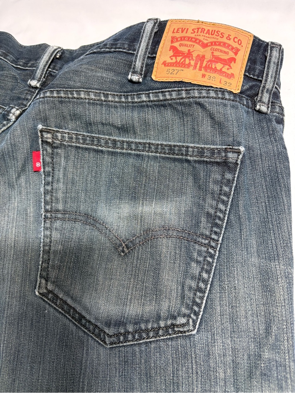 Levi's Men's Straight Jeans in Faded Blue-Gray